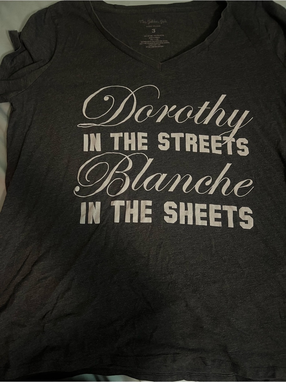 torrid Black Tee with White Graphic Text